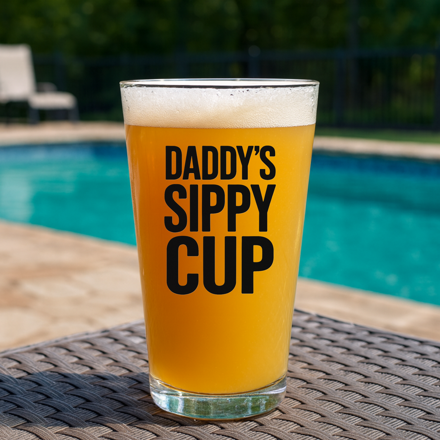 "Daddy's Sippy Cup" 16oz Pint Glass