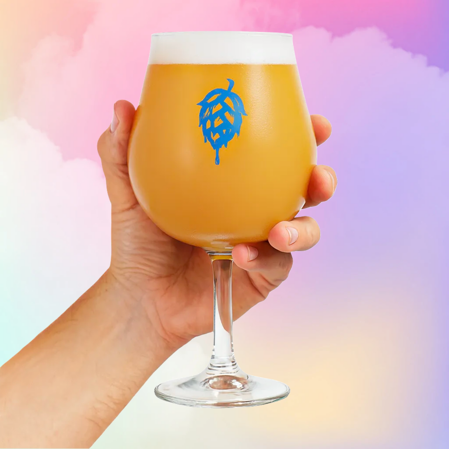 "Drippy Hop" Grand Charente 17oz Beer Glass