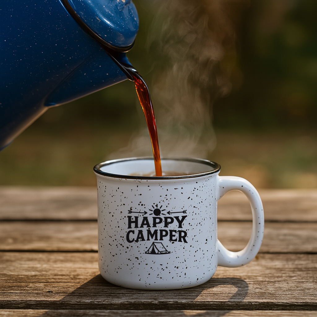 "Happy Camper" 15oz Campfire Mug