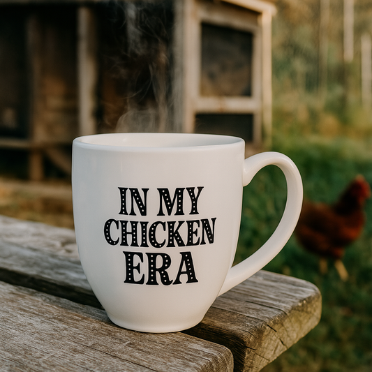 "In My Chicken Era" 15oz Bistro Mug