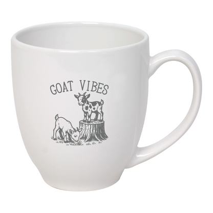 "Goat Vibes" 15oz Bistro Mug