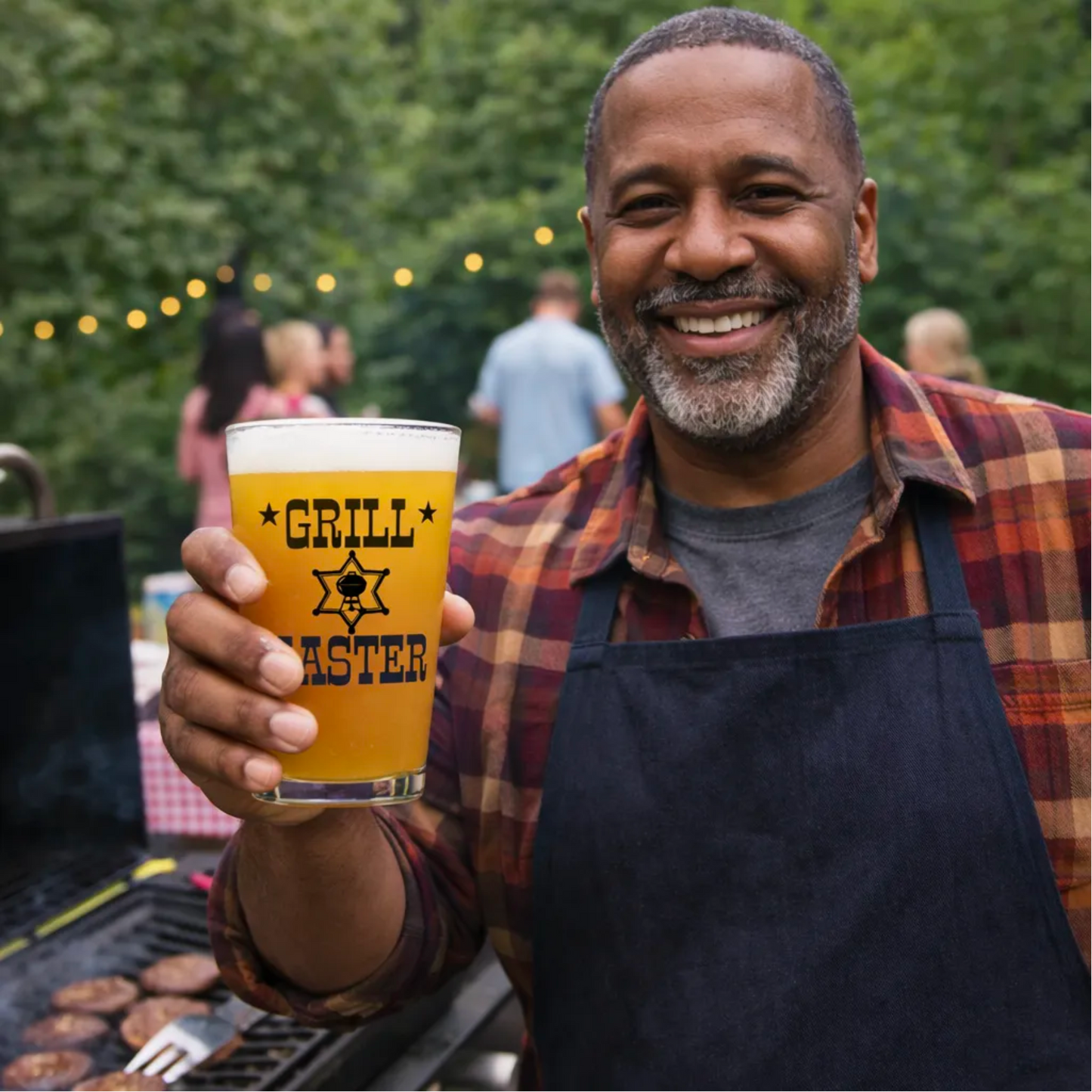 "Grill Master" 16oz Pint Glass