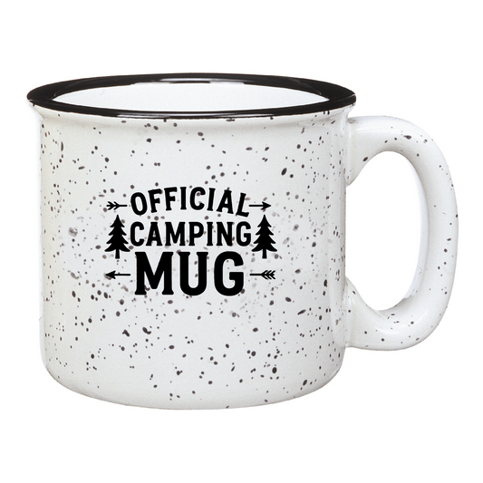 "Official Camping Mug" 15oz Campfire Mug
